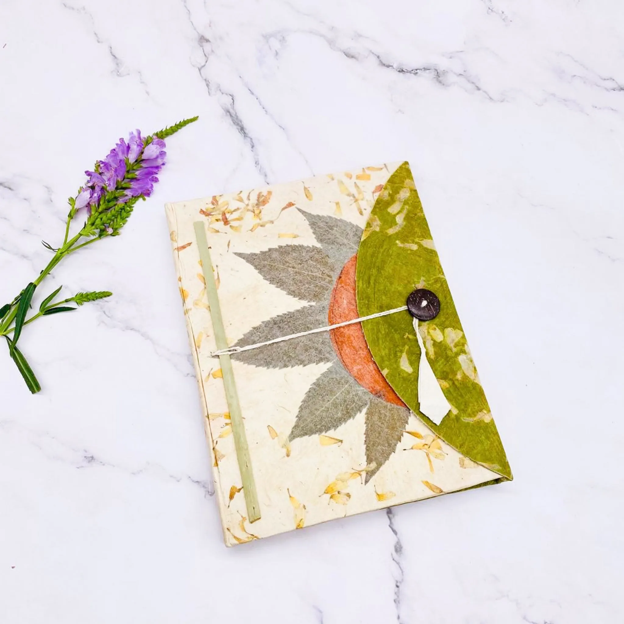 Handmade Flower Design Note Book