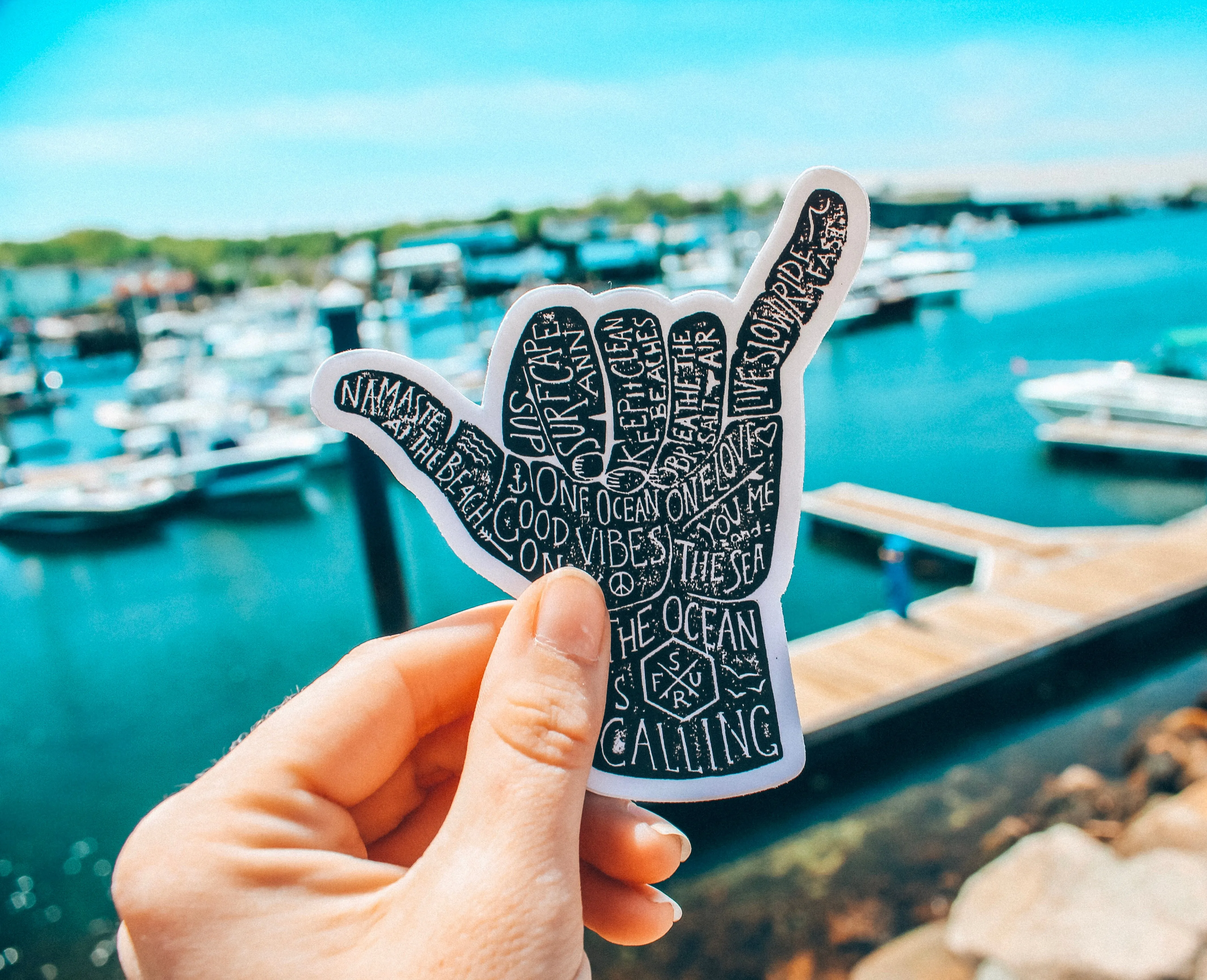 Hang Loose Sticker