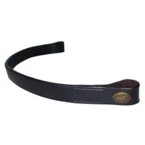 Stylish Flat Plain Browband for Horses - Elegant and Durable Design