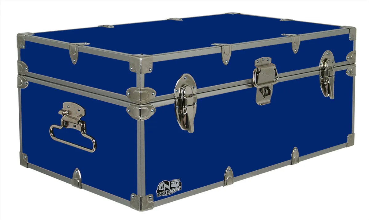 Happy Camper Steel Footlocker Trunk 32x18x13.5"