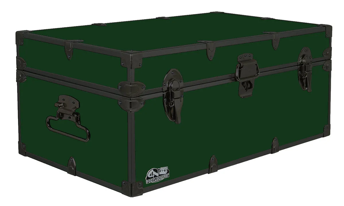 Happy Camper Steel Footlocker Trunk 32x18x13.5"