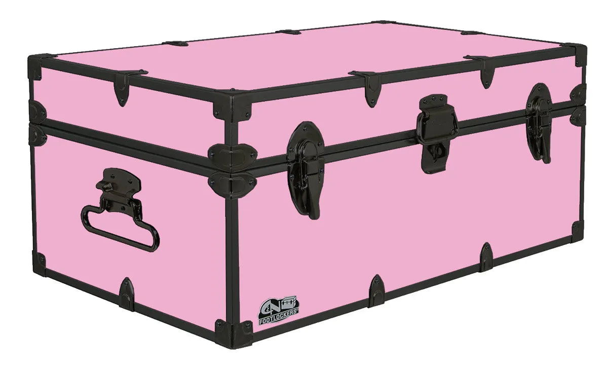 Happy Camper Steel Footlocker Trunk 32x18x13.5"