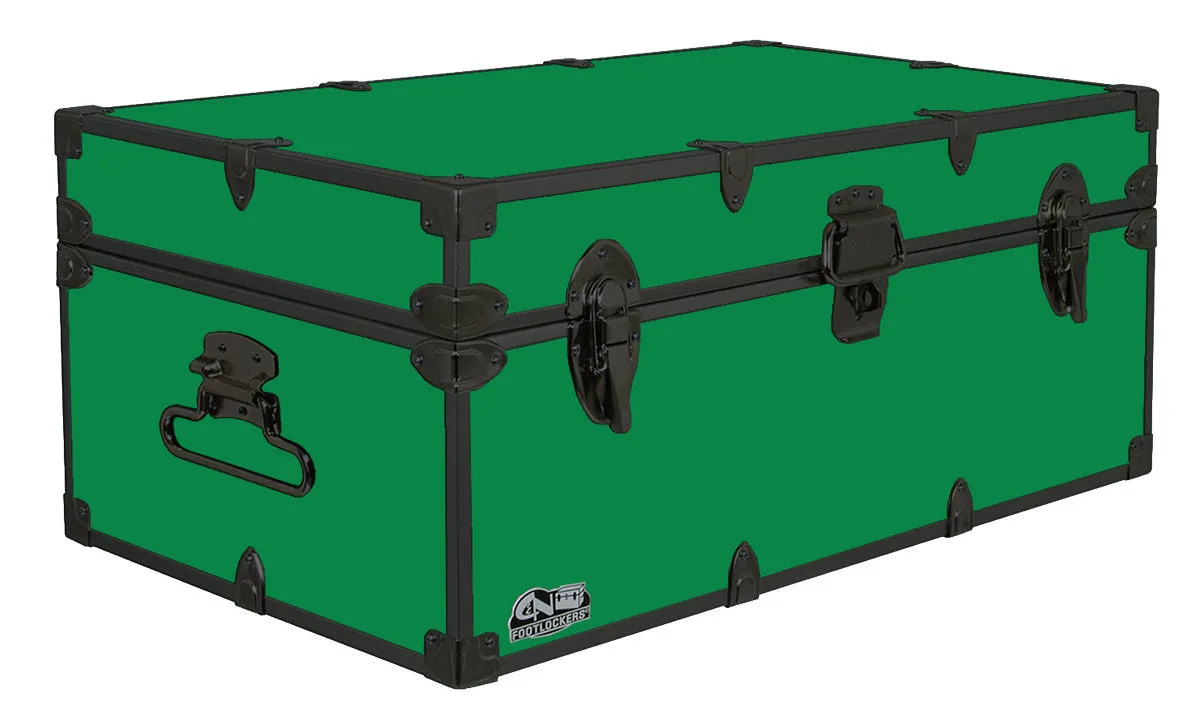 Happy Camper Steel Footlocker Trunk 32x18x13.5"