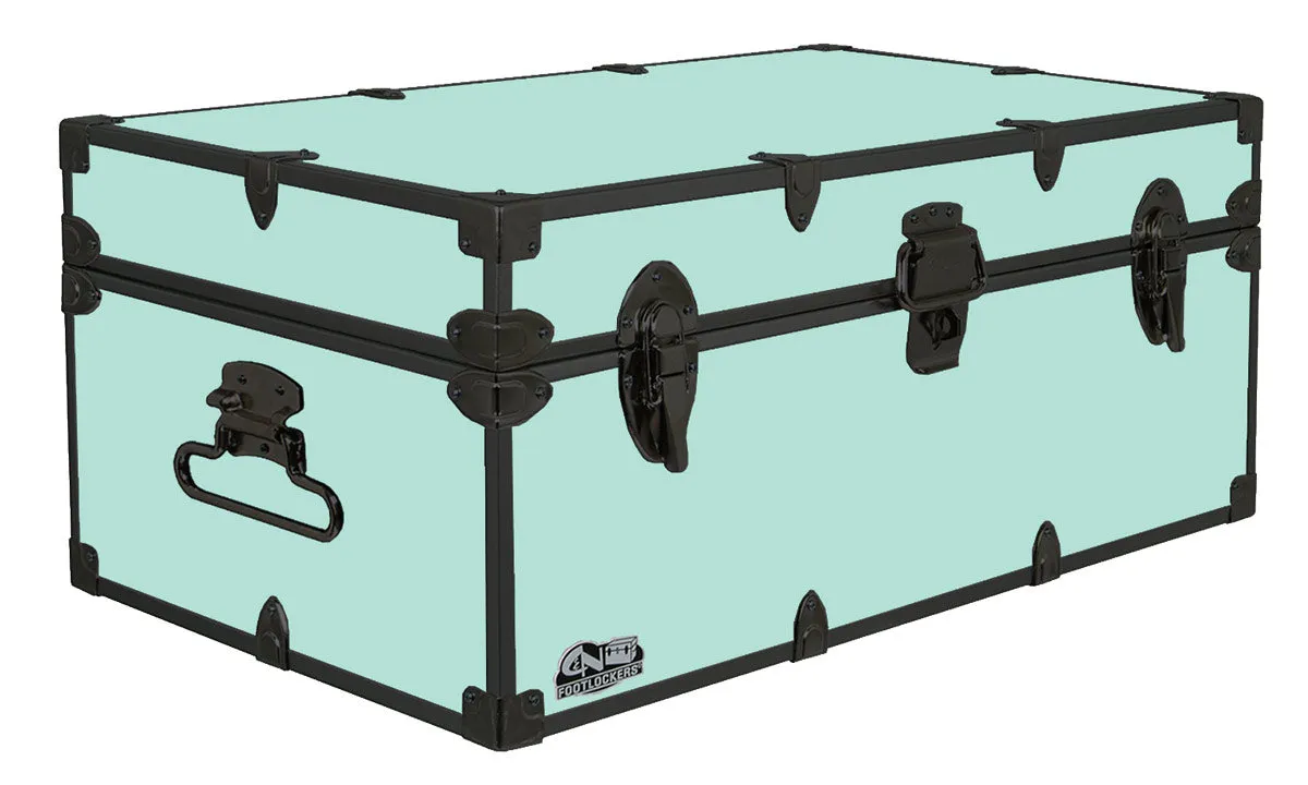 Happy Camper Steel Footlocker Trunk 32x18x13.5"