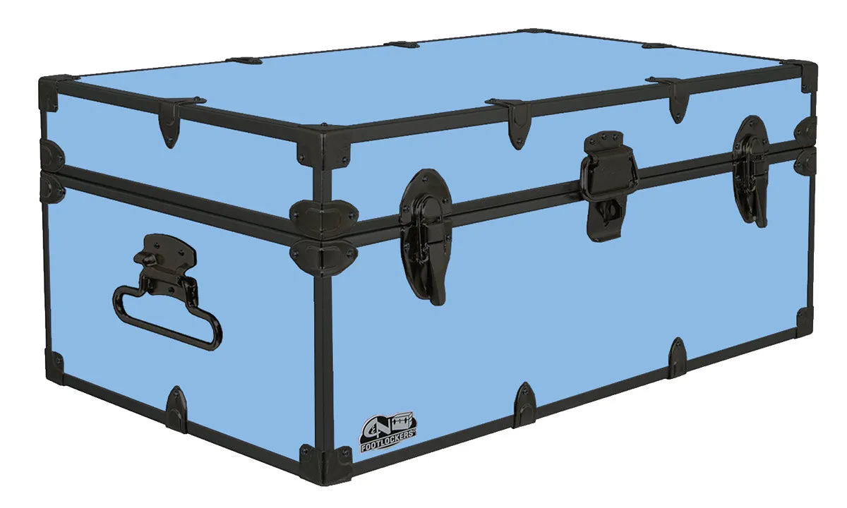 Happy Camper Steel Footlocker Trunk 32x18x13.5"