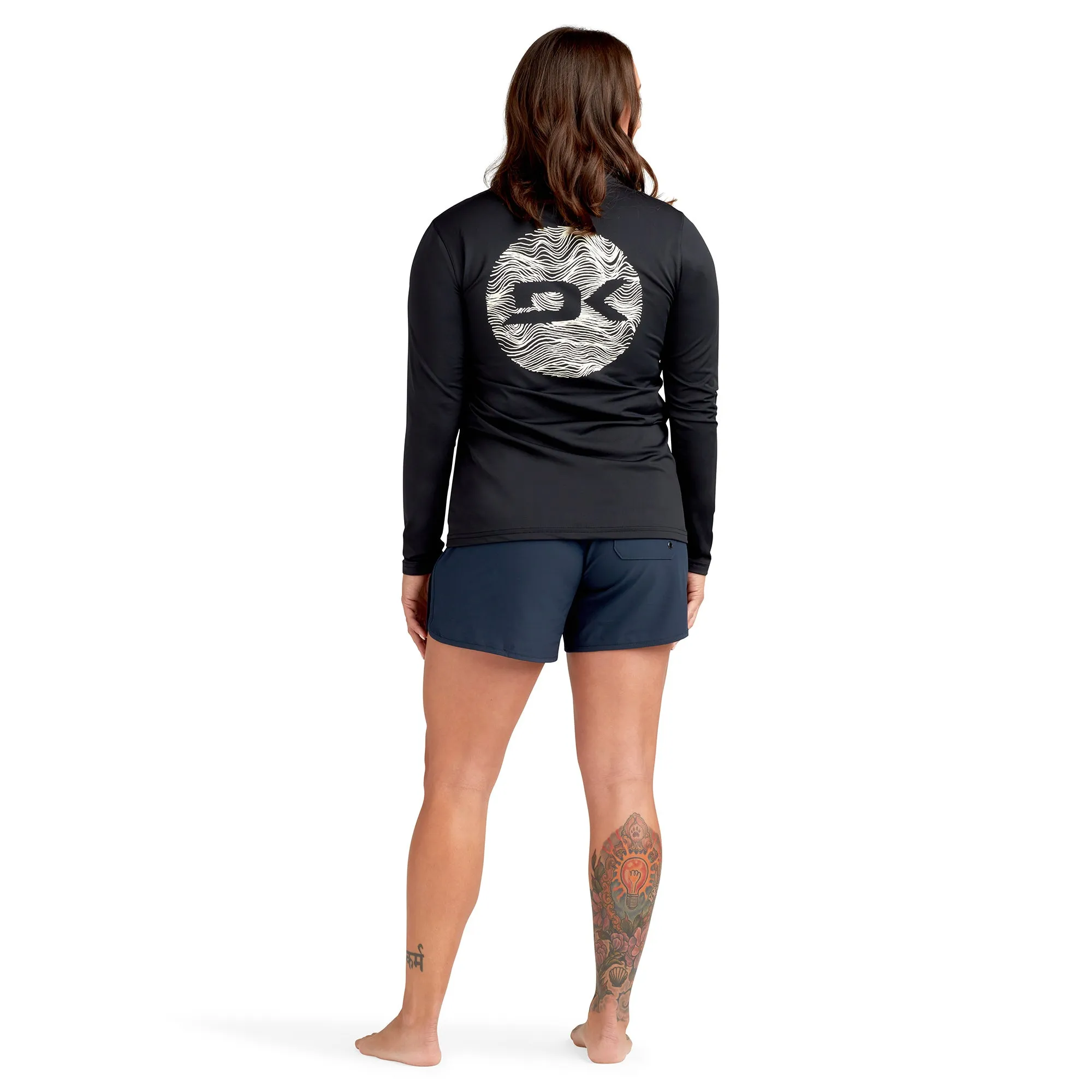 HD Loose Fit Long Sleeve Rashguard Crew - Women's