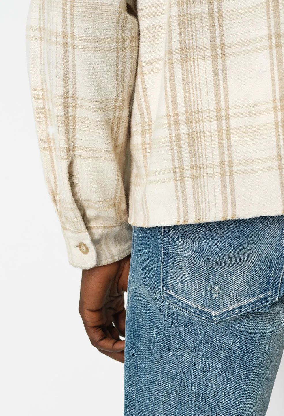 Hemi Oversized Shirt / Wheat Check