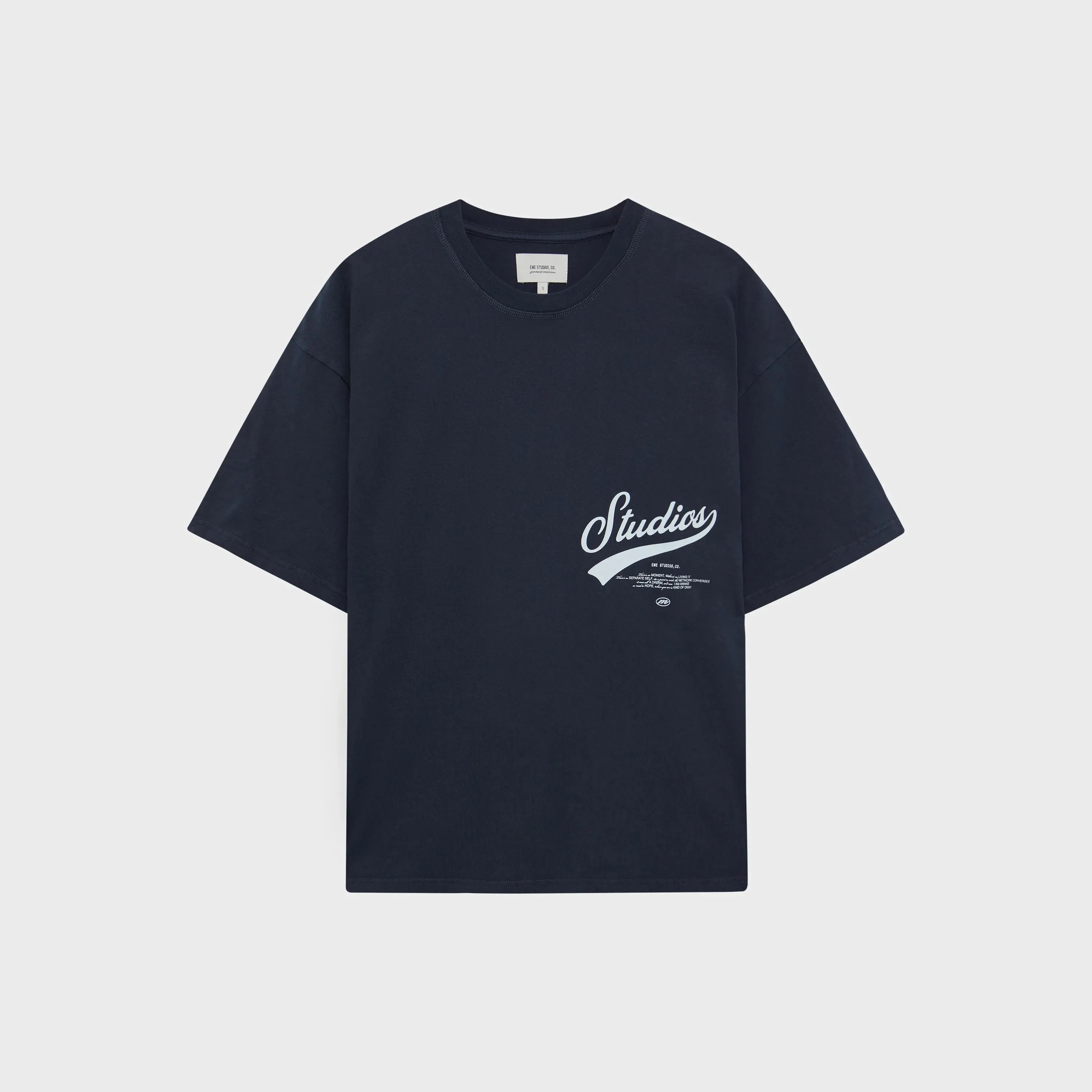 High School Navy Oversized Tee