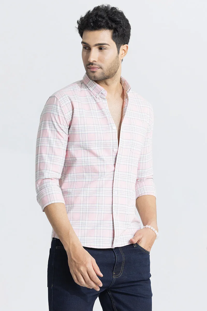 Interlock Plaid Pink Check Shirt