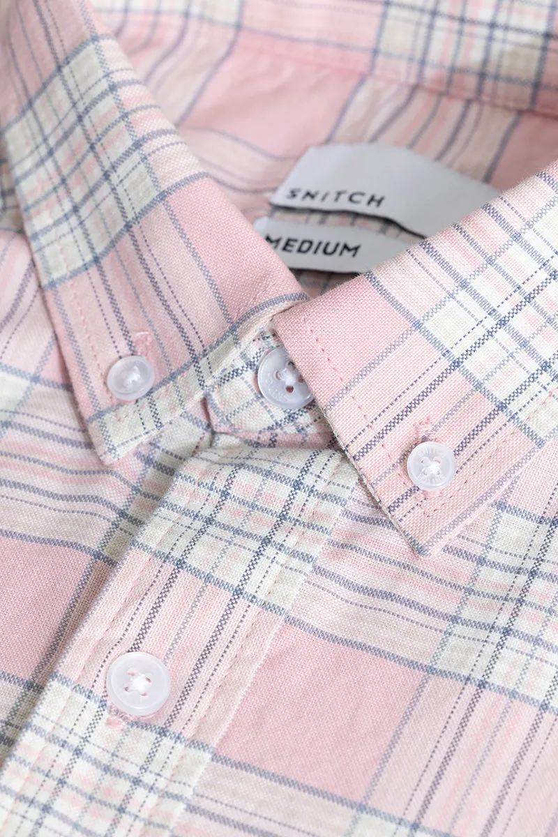 Interlock Plaid Pink Check Shirt