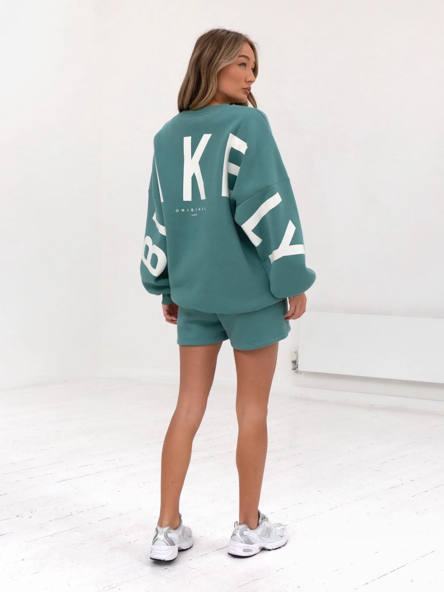 Isabel Oversized Jumper - Dusty Teal