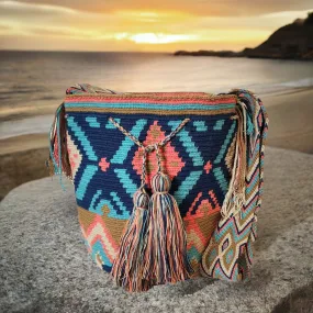 Jazlyn Large Handmade Crochet Wayuu Mochila Bag