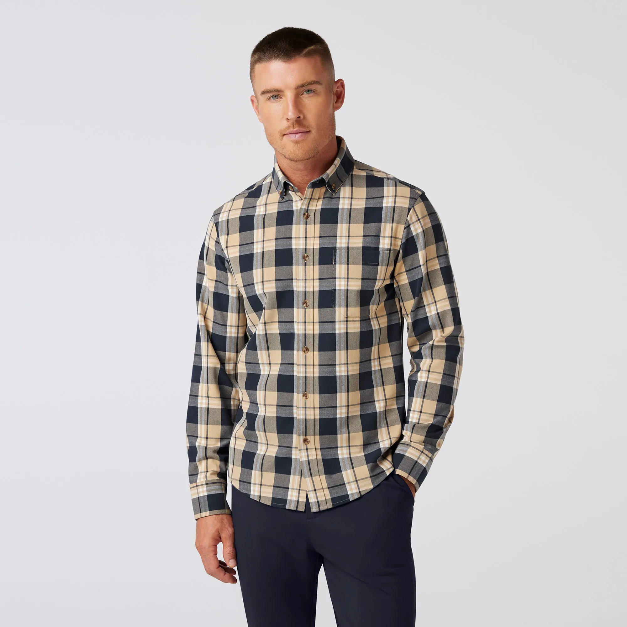 Khaki William Plaid