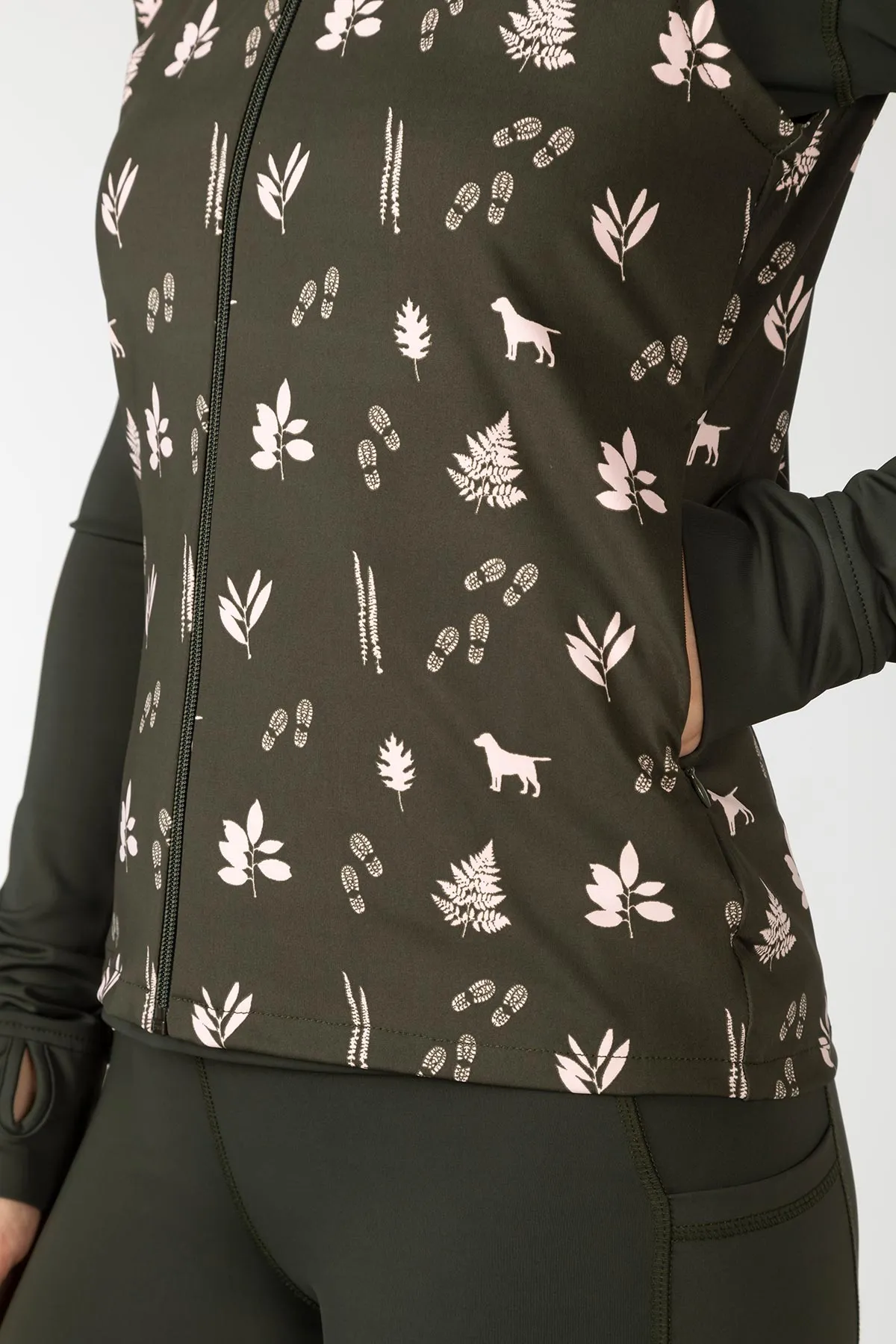 Ladies Patterned Sports Gilet - Skerne