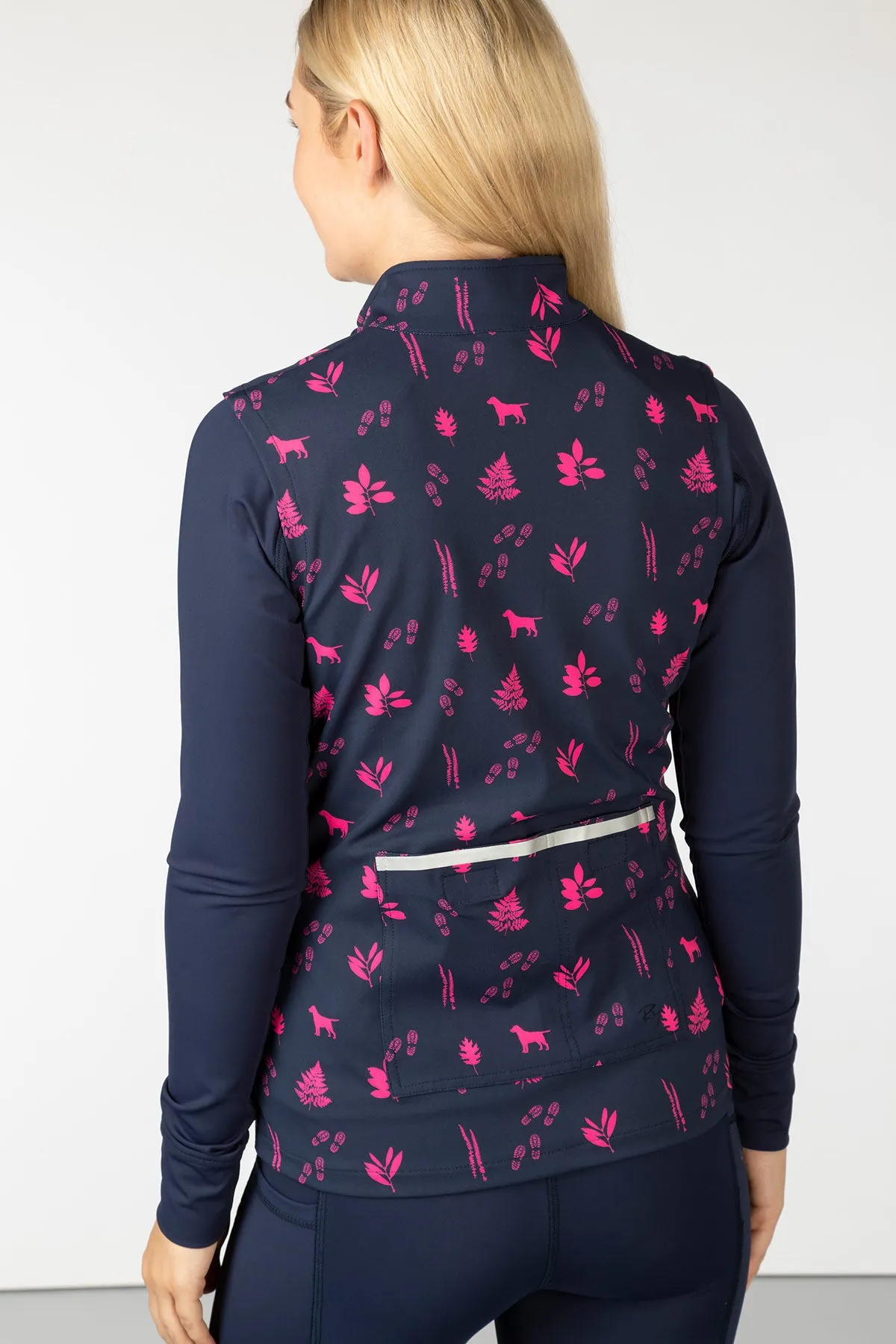 Ladies Patterned Sports Gilet - Skerne