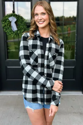 Lewis- Grey Black Plaid