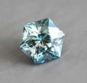 Loose 1.14 Ct Hexagon Teal Sapphire