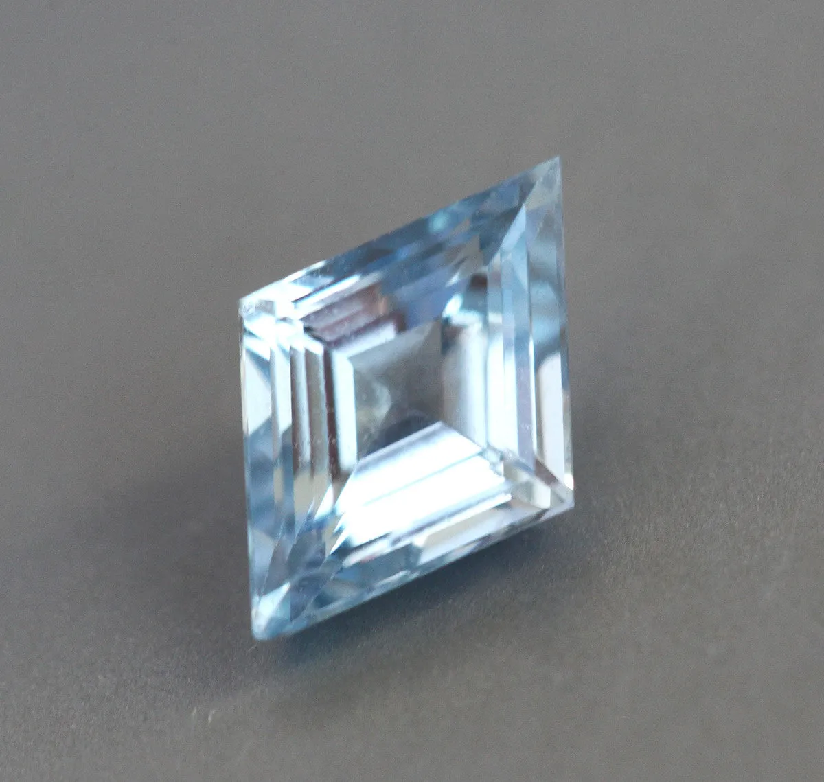 Loose 1.30 Ct Kite Pastel Blue Sapphire