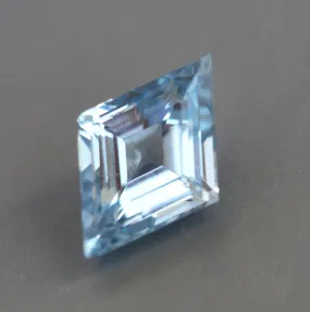 Loose 1.30 Ct Kite Pastel Blue Sapphire