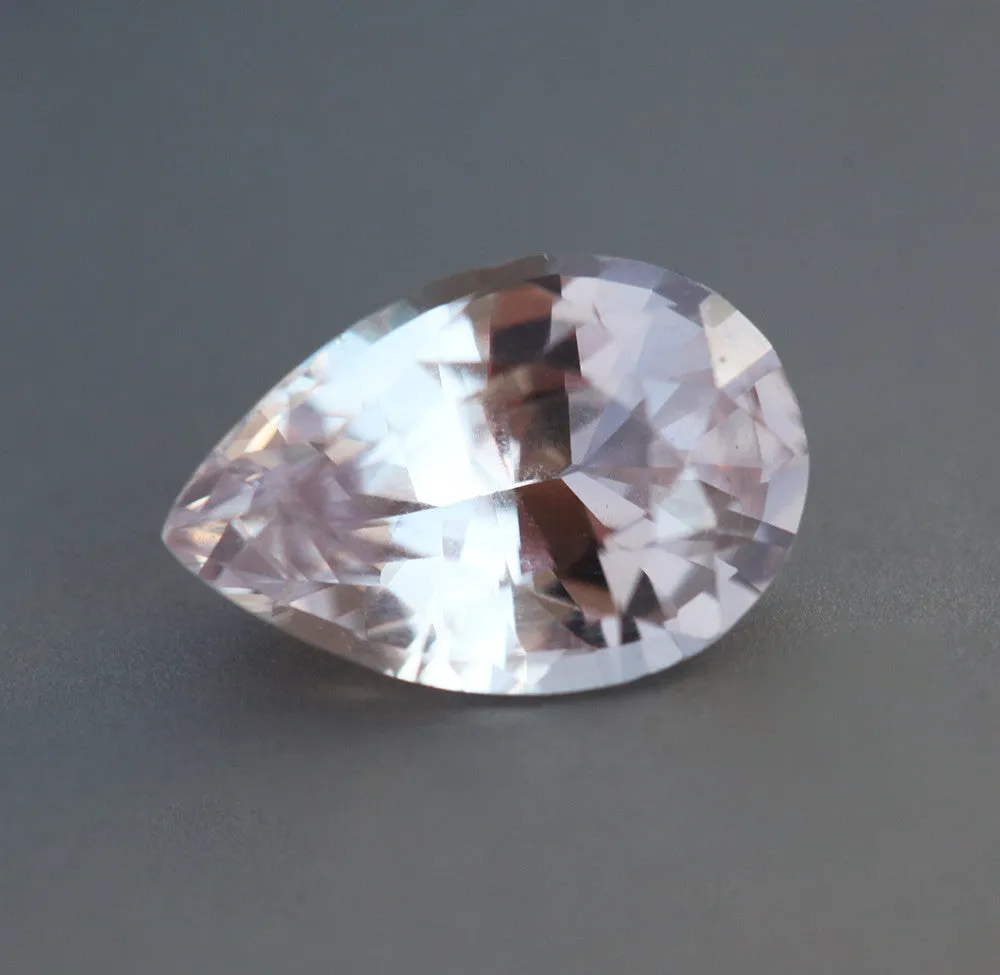 Loose 2.10 Ct Pear Peach Pink Sapphire