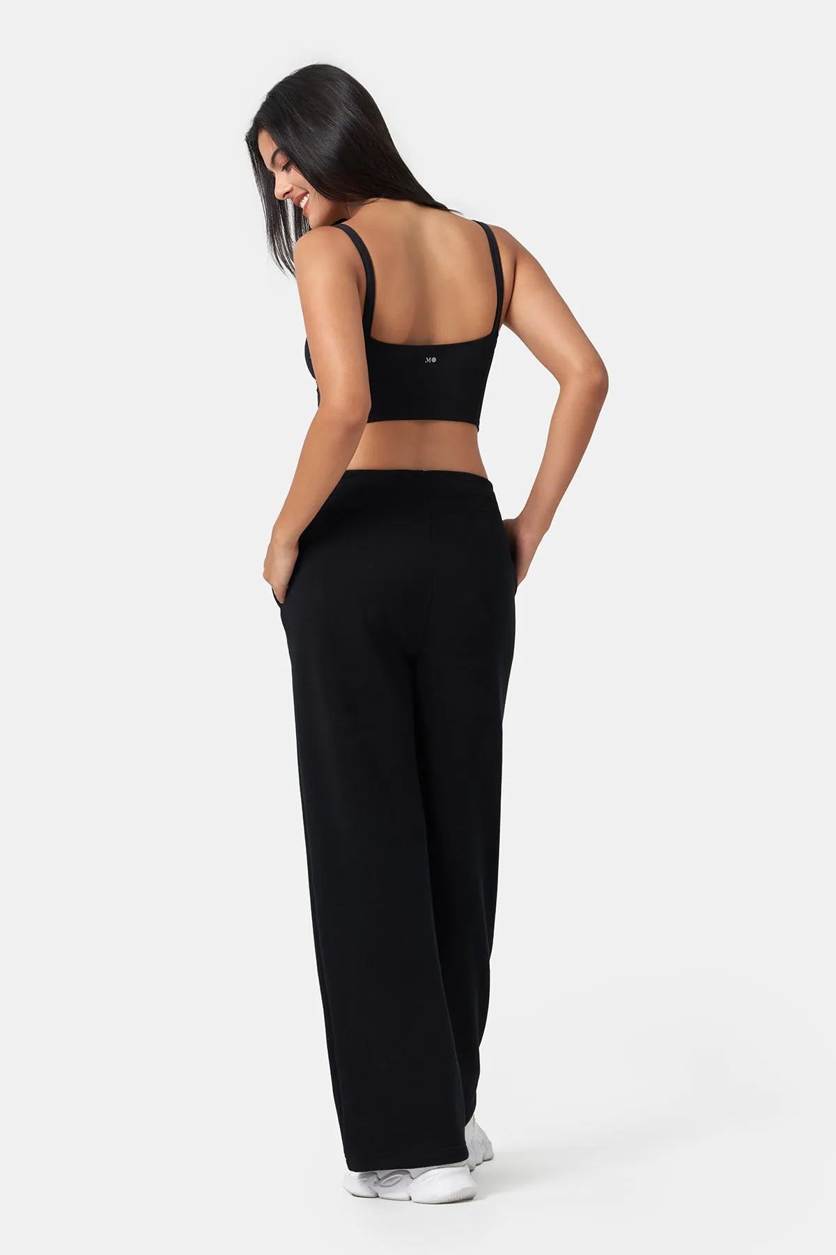 Loose-Fit Straight-Leg Long Sweatpants