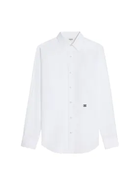 LOOSE SHIRT IN COTTON POPLIN WHITE