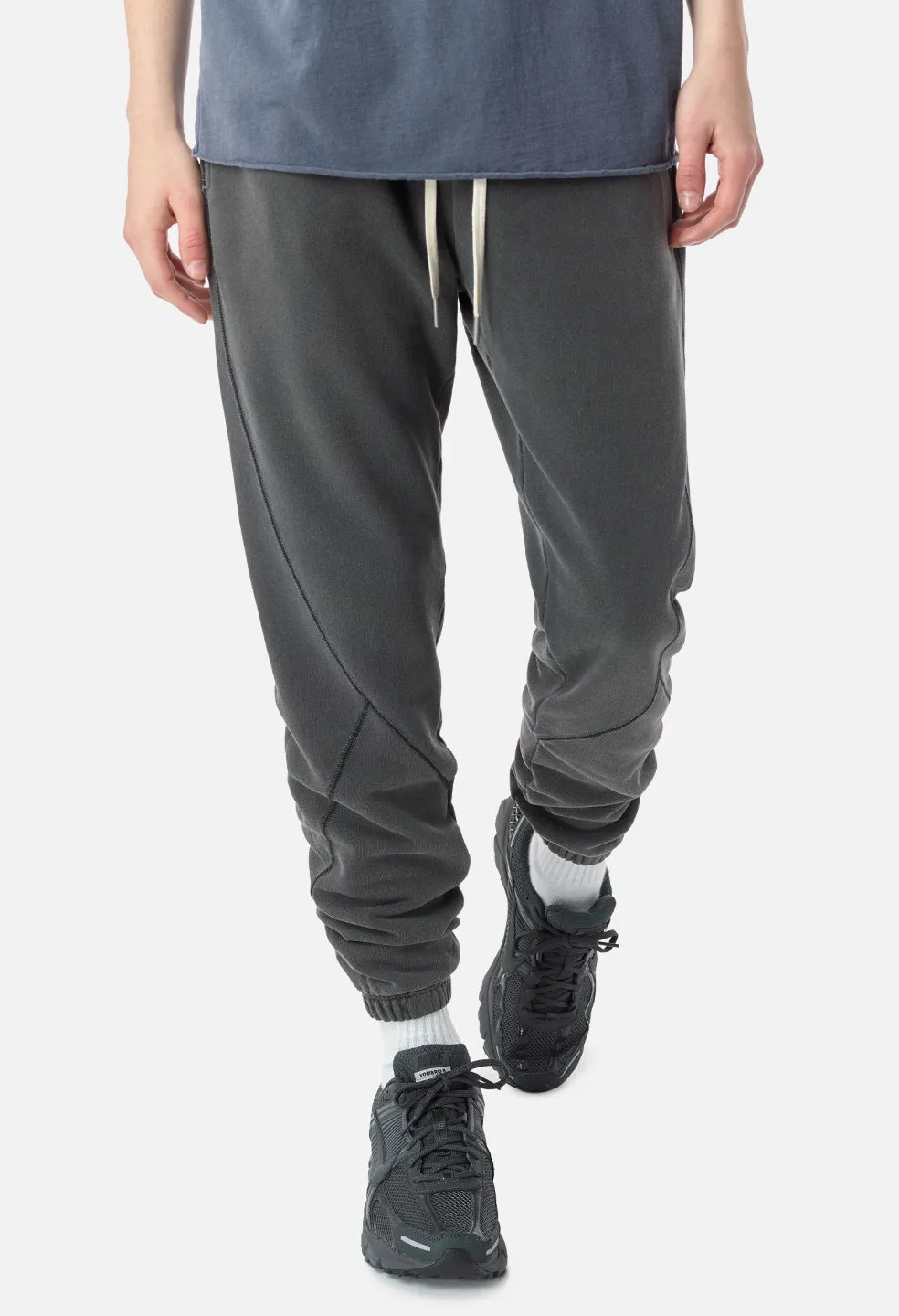 Loose Stitch Sweatpants / Washed Black