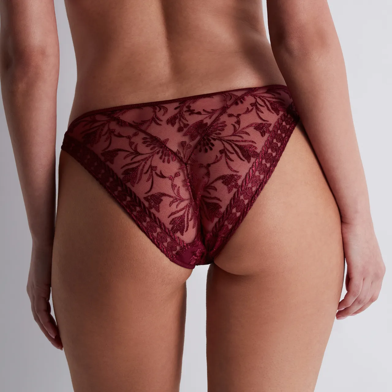 Magnetic Spell Italian Brief in Crimson