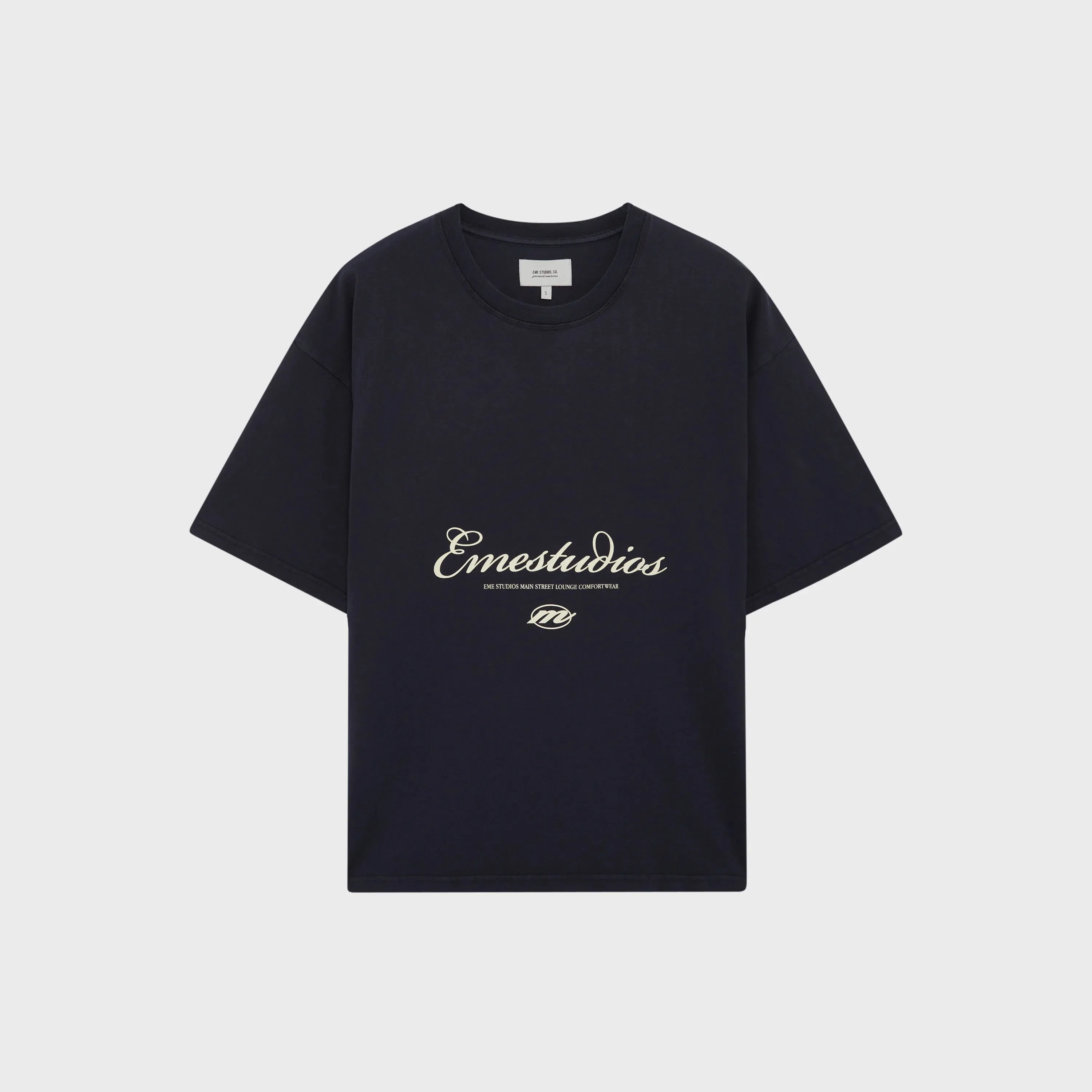 Main Street Navy Oversized Tee