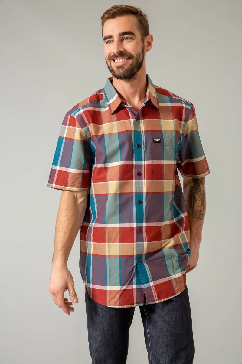 Masonic Plaid Dress Shirt