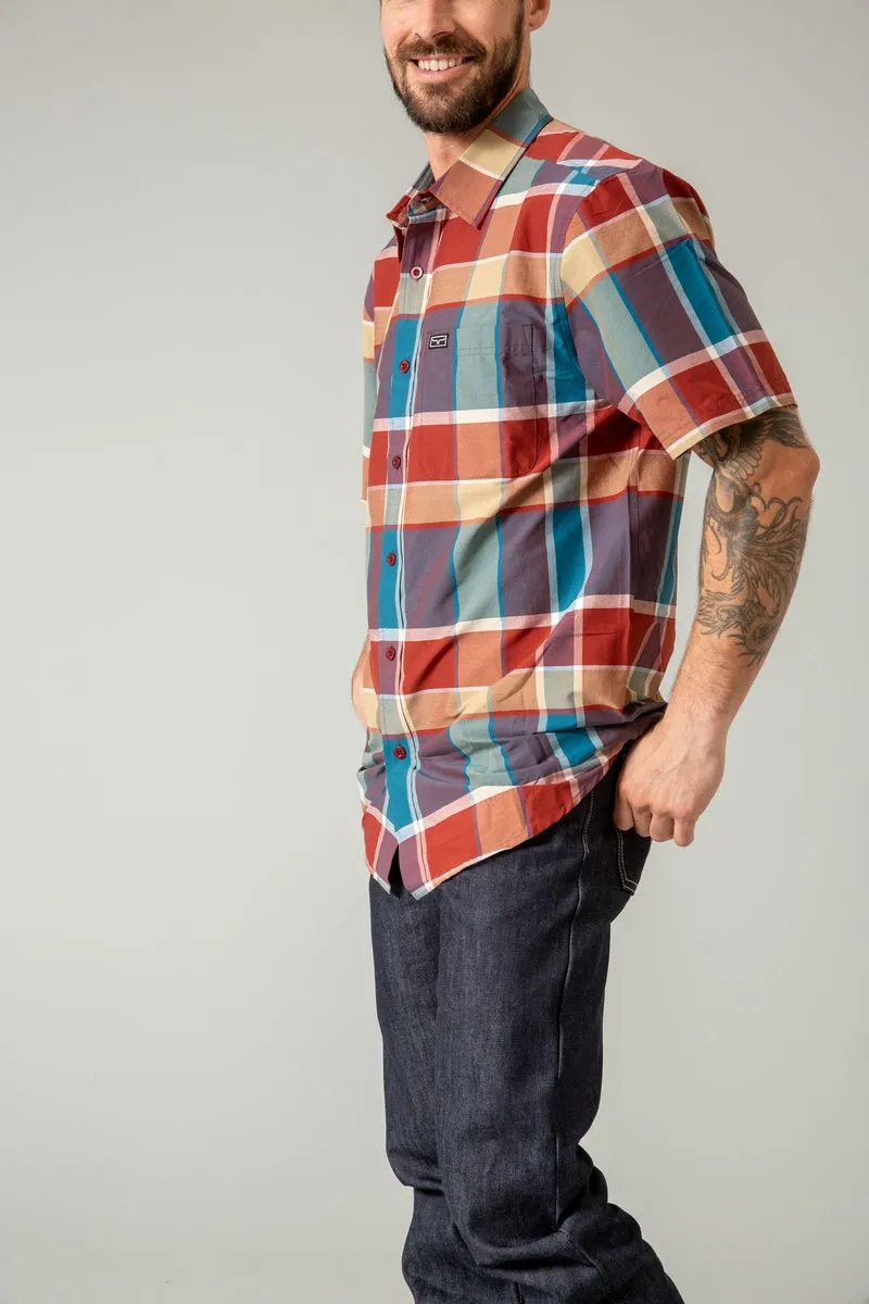 Masonic Plaid Dress Shirt