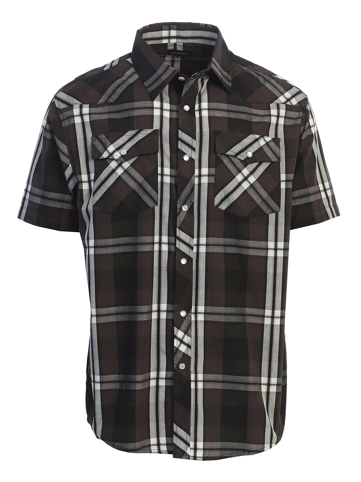 Men's Plaid Western Shirt, 3XL