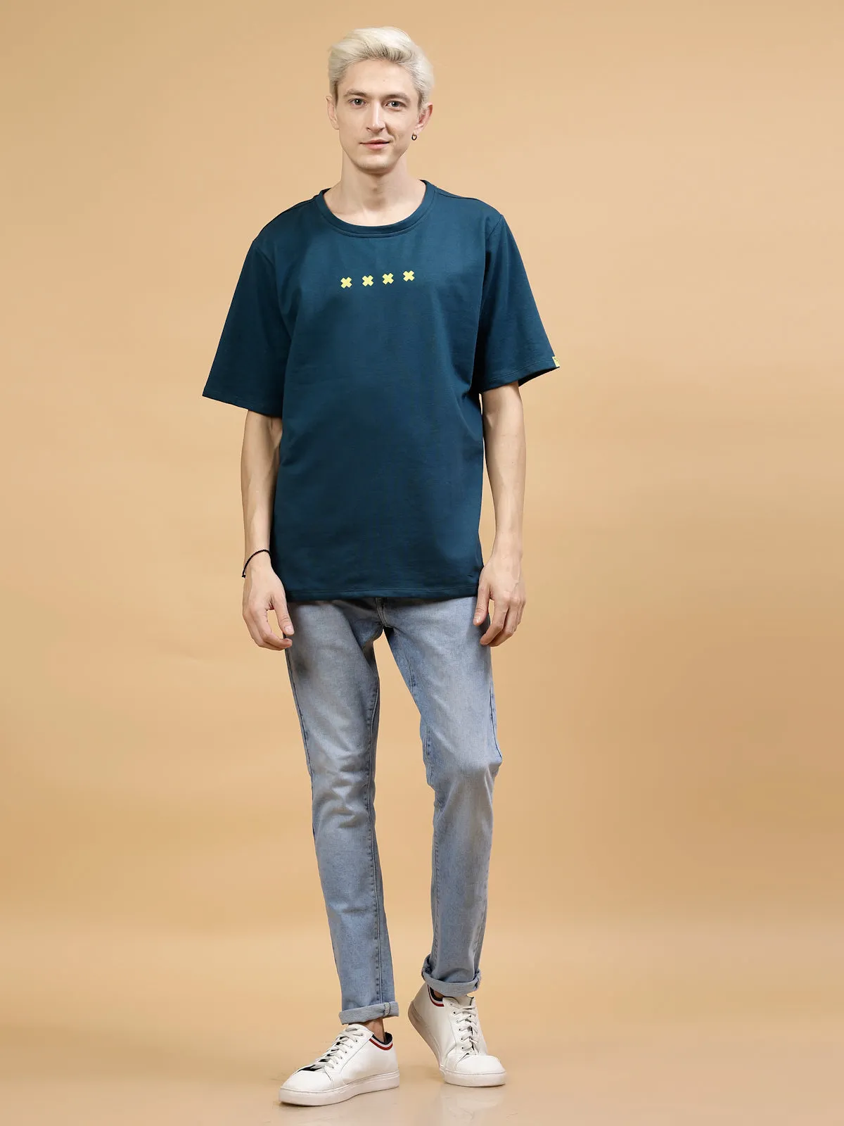 Men's Streetwear Typography Oversized Tee