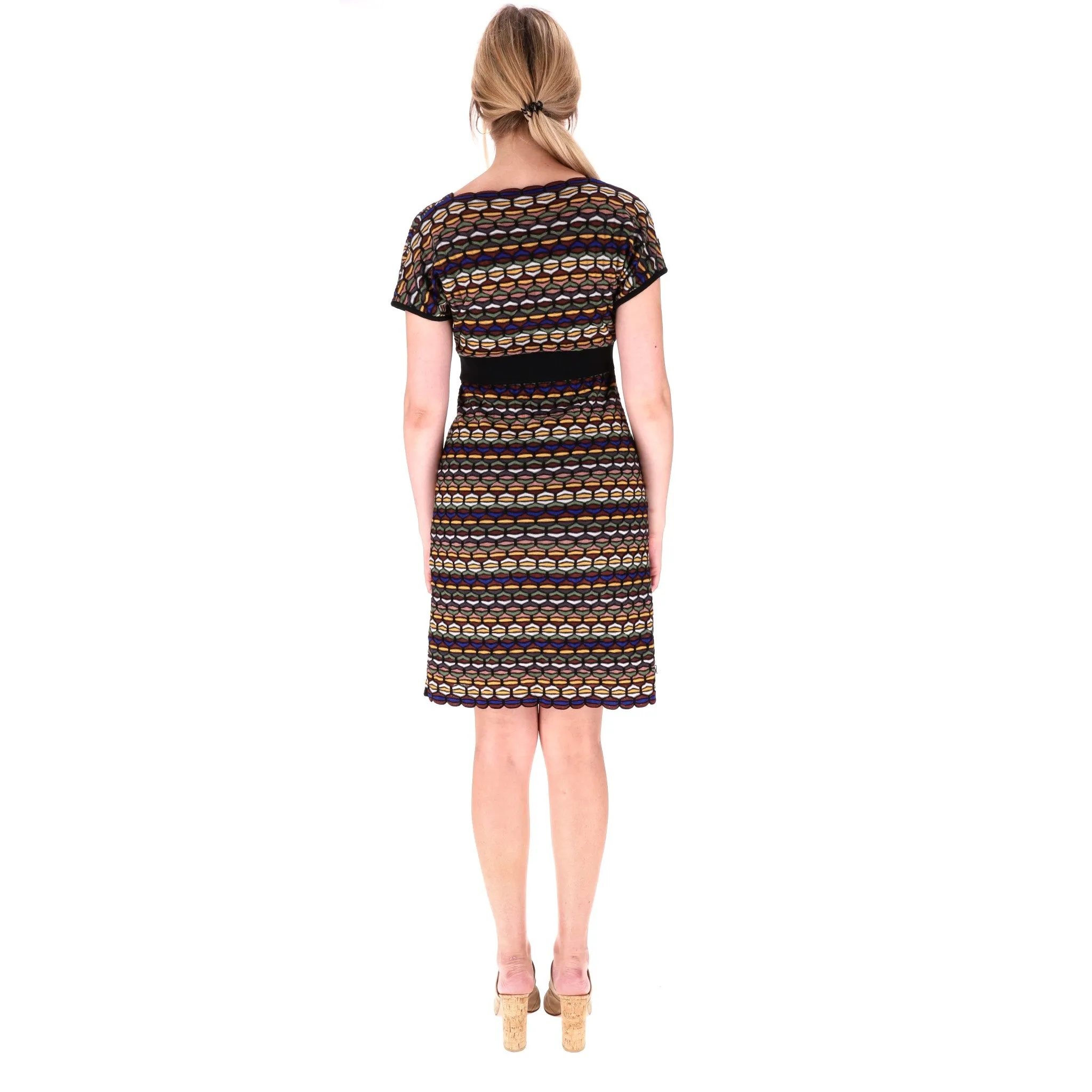 Missoni Merino Wool Blend Patterned Dress. Size 44IT