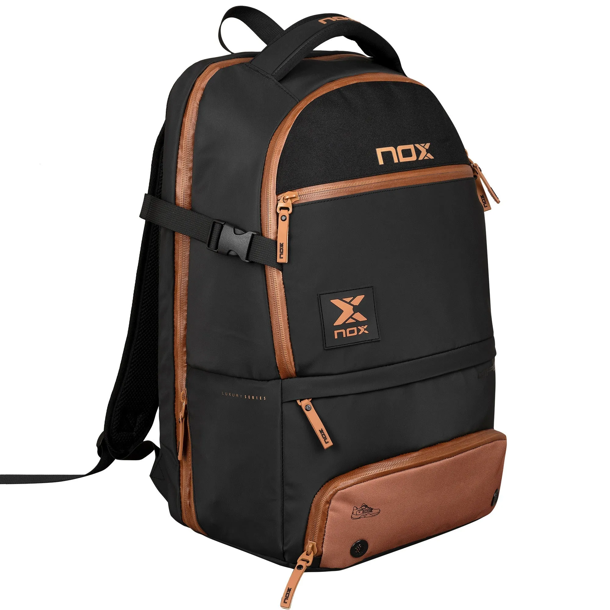 MOCHILA LUXURY OPEN SERIES NEGRO/MARRON