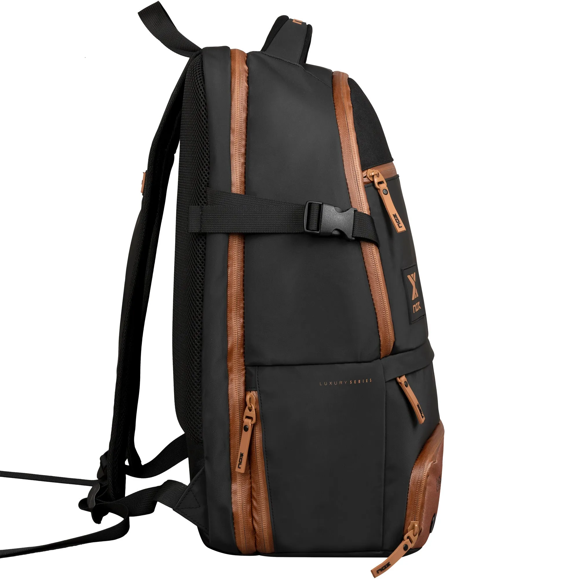 MOCHILA LUXURY OPEN SERIES NEGRO/MARRON