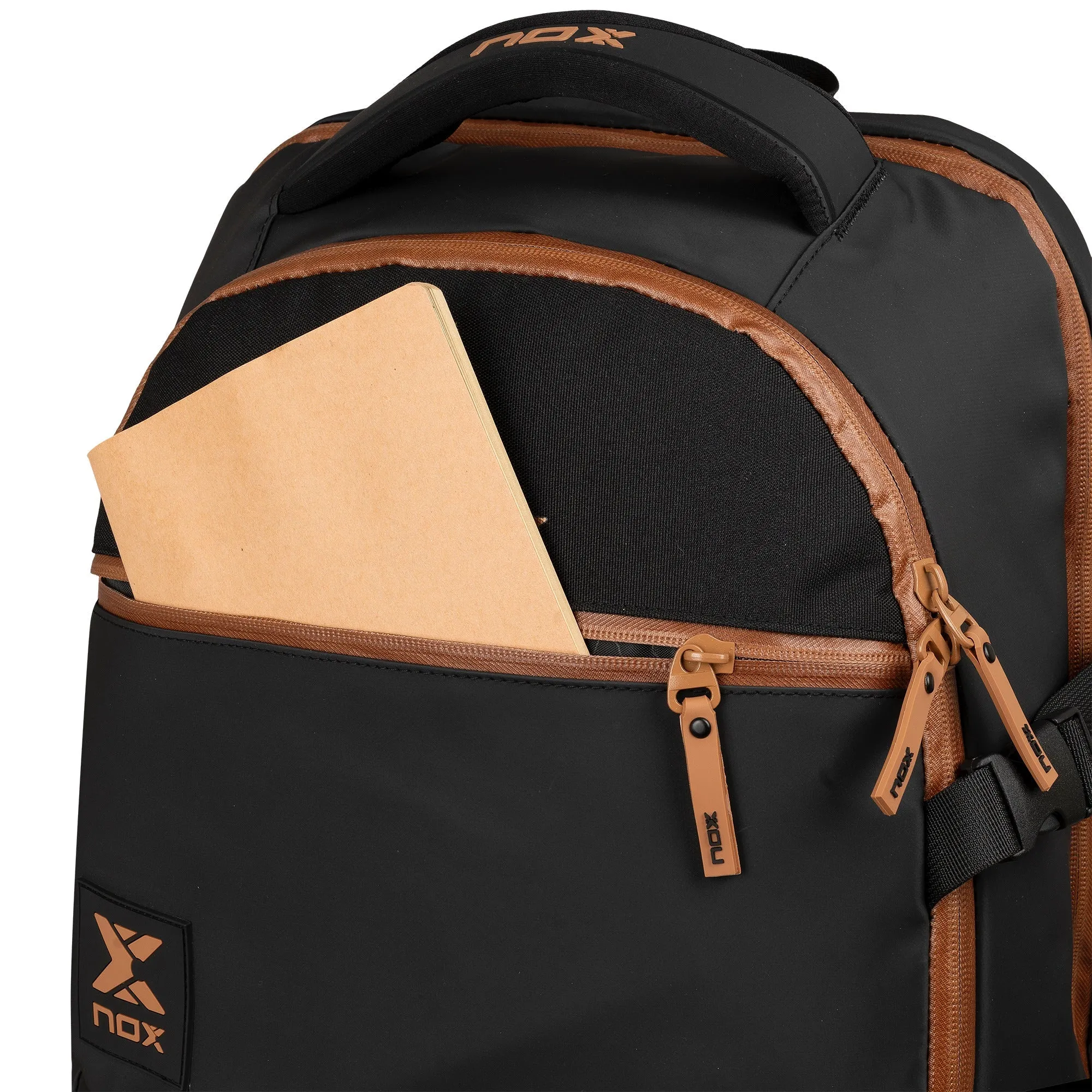 MOCHILA LUXURY OPEN SERIES NEGRO/MARRON