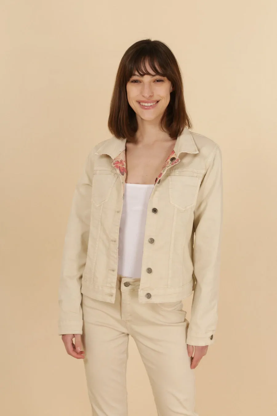 Onado Reversible Jacket Laila Beige