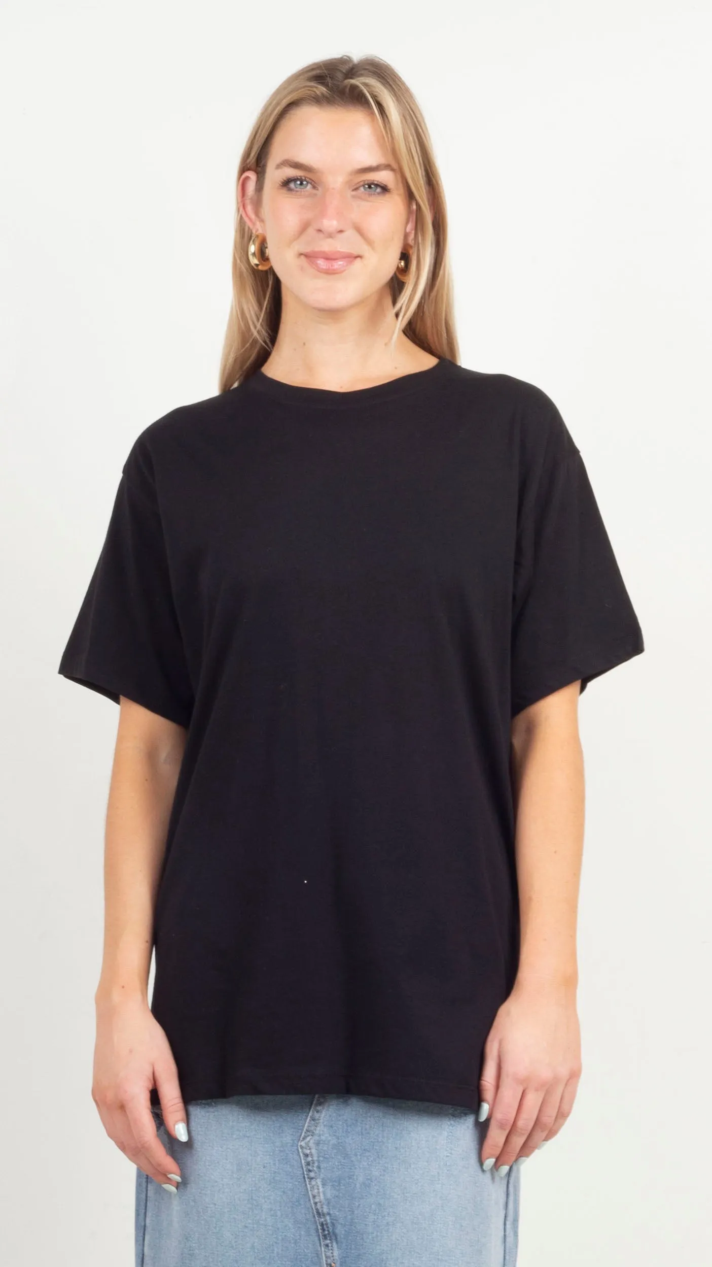 Oversized Basic Tee - Black