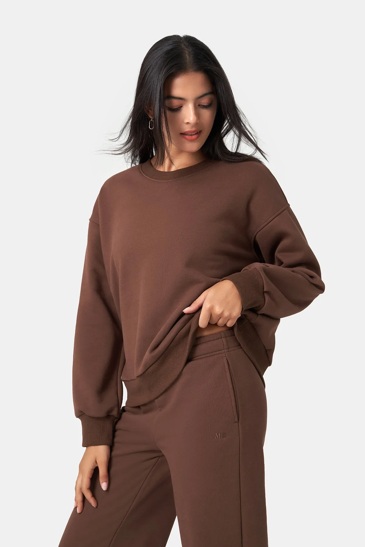 Oversized Long-Sleeve Sweatshirt