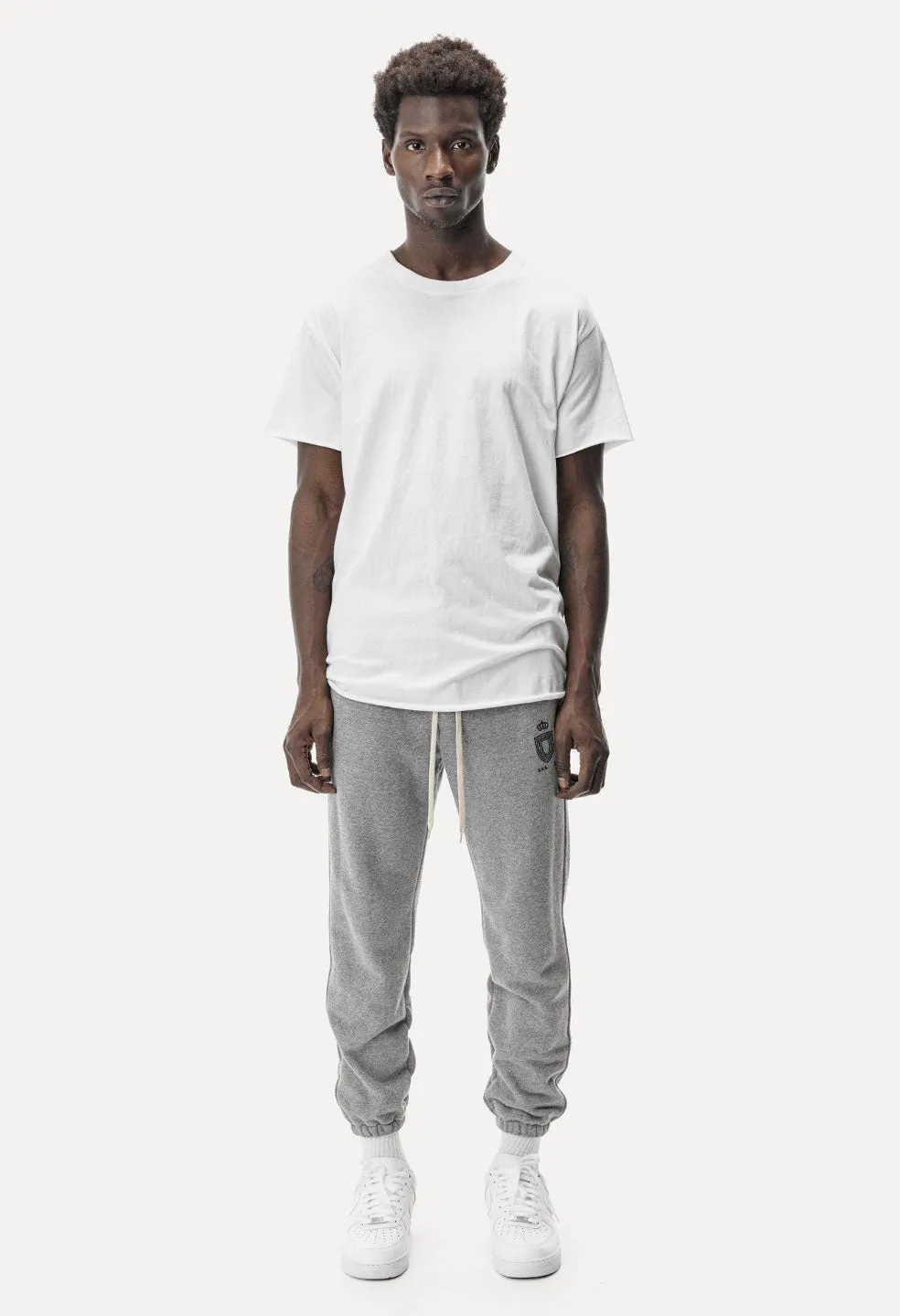 Oversized Sweatpants / Dark Grey Crest