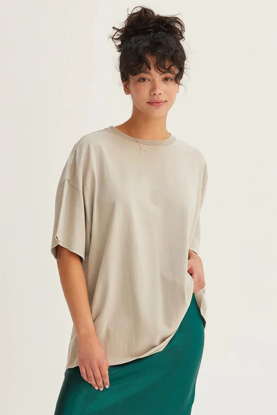 Oversized Tee - Ash