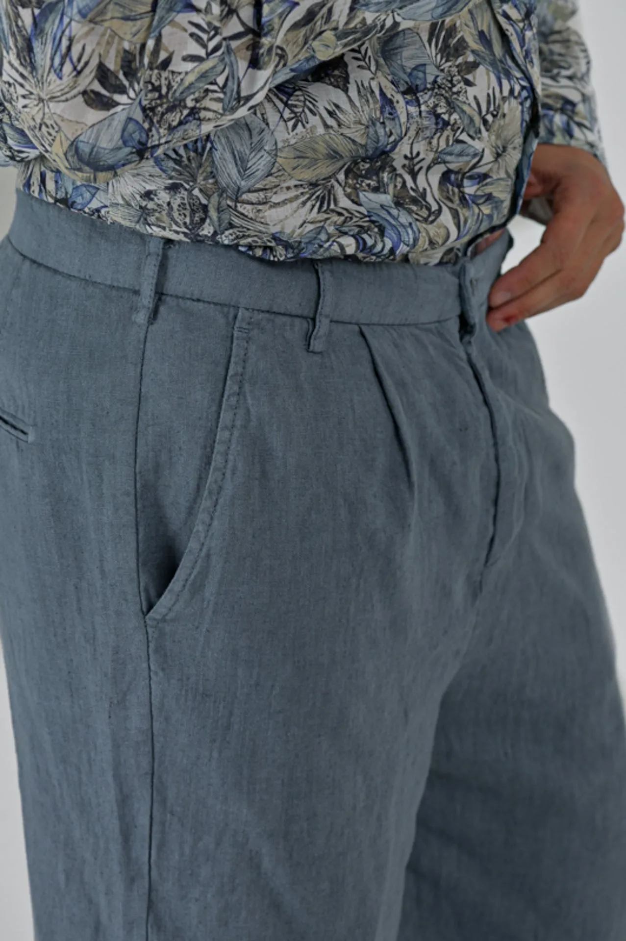 Pantaloni  loose Ballon Lino SS23