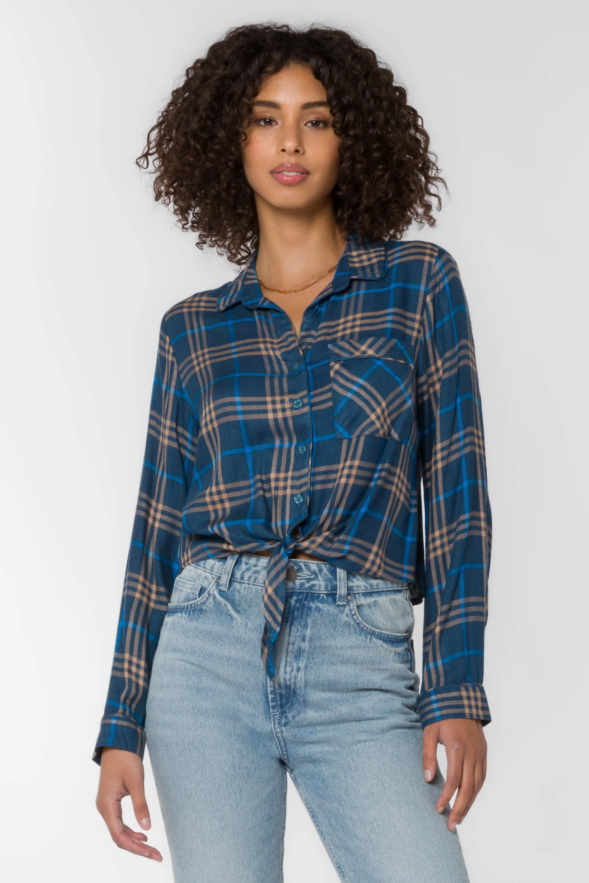 Patrick Blue Plaid Shirt