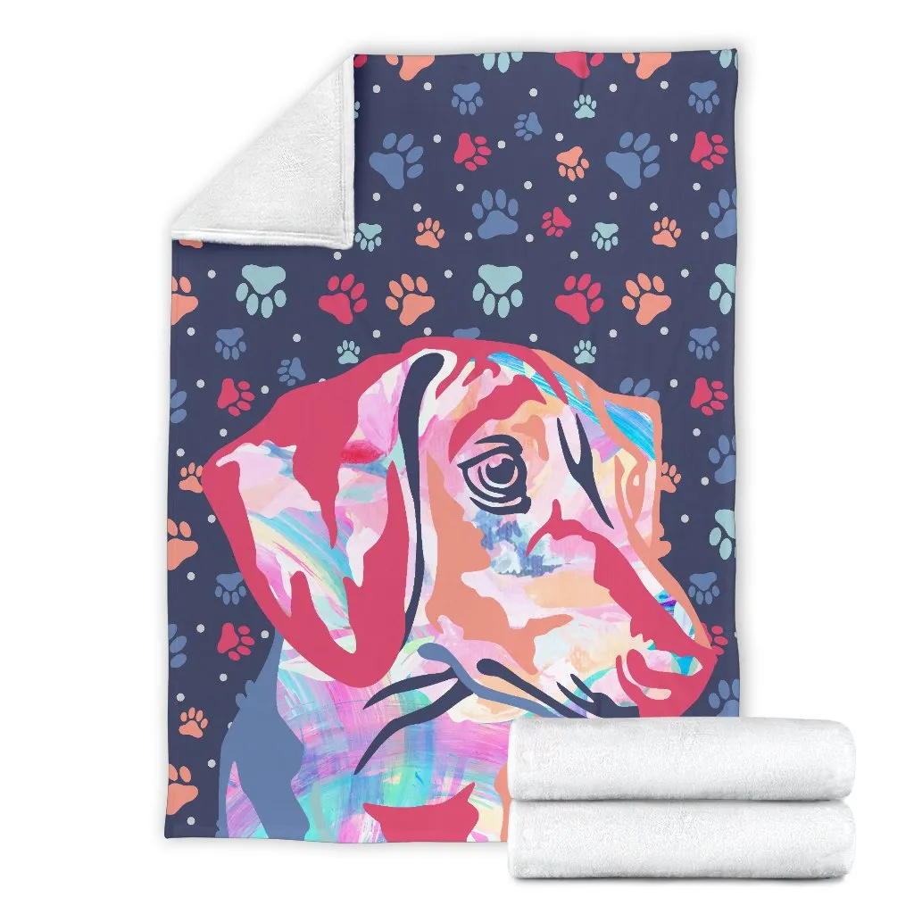 Patte De Chien, Couverture Aquarelle Teckel - PCCHIE002