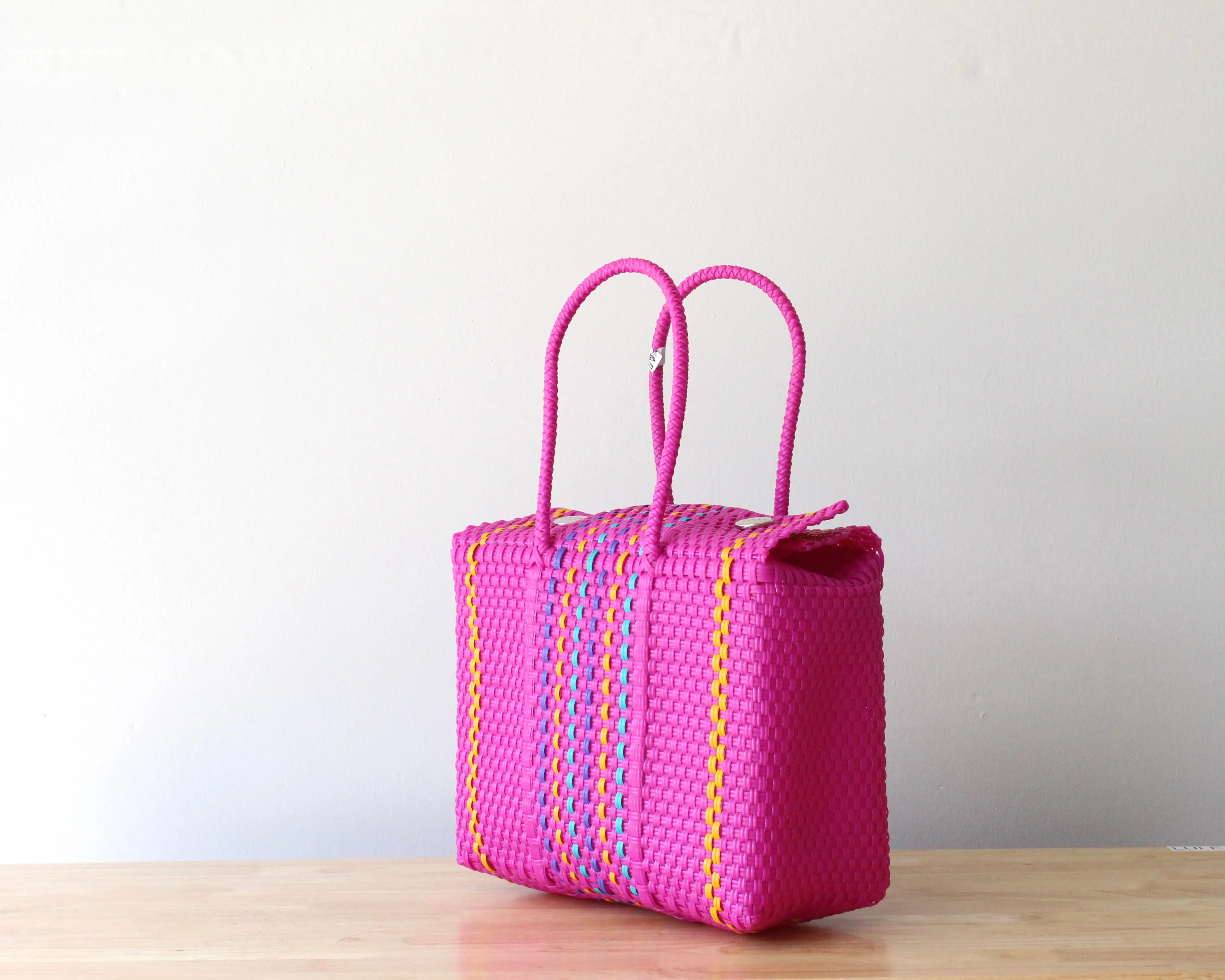 Patterned Pink Handbag by MexiMexi