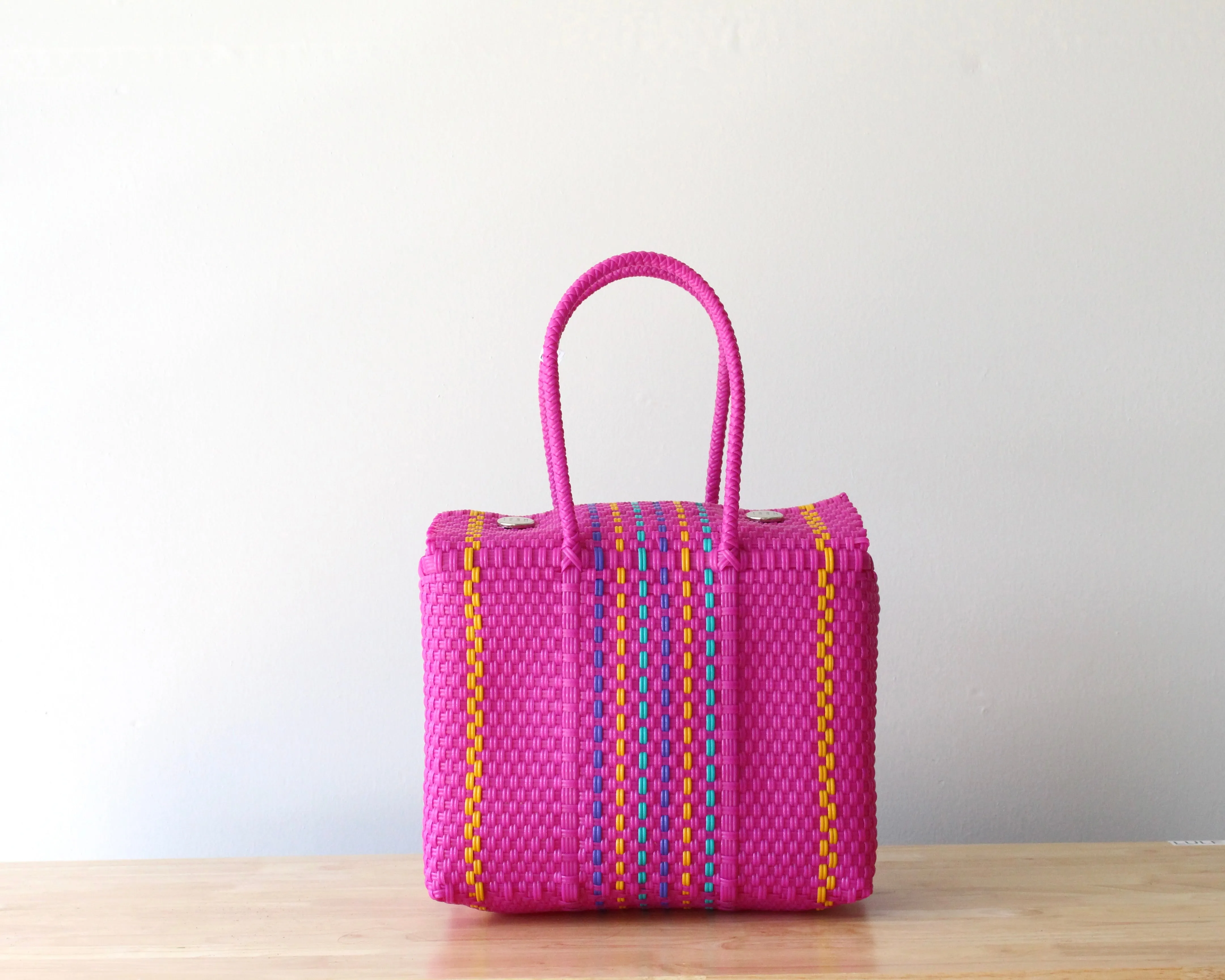 Patterned Pink Handbag by MexiMexi