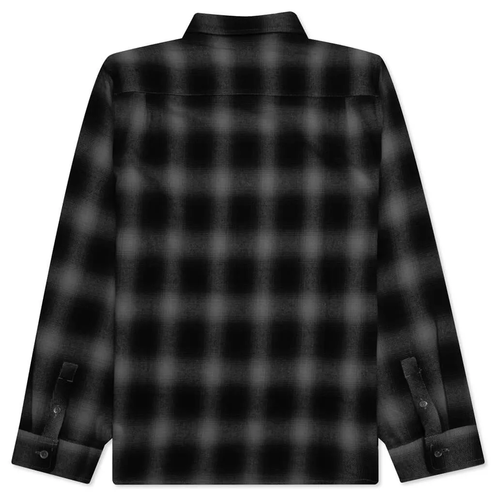 Pete Plaid Shirt - Charcoal