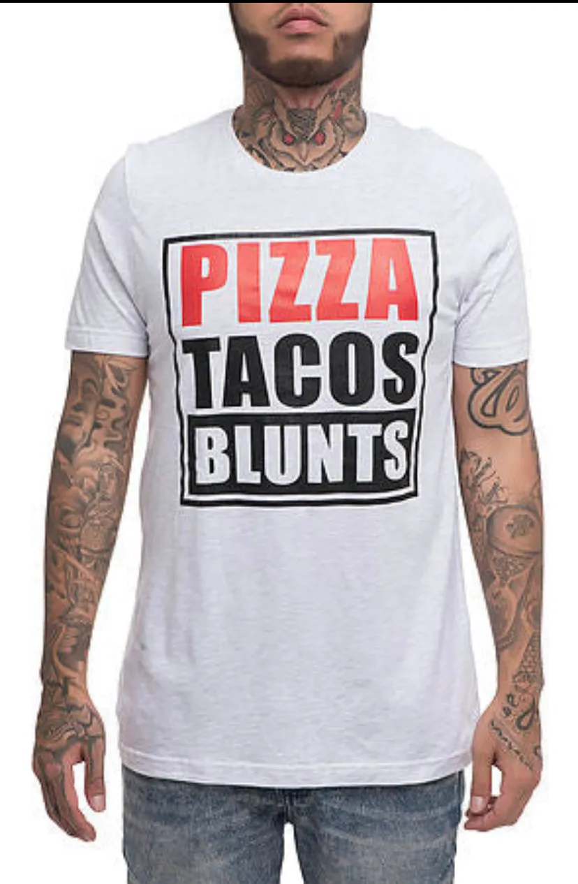 Pizza Taco Blunts Loose Tee