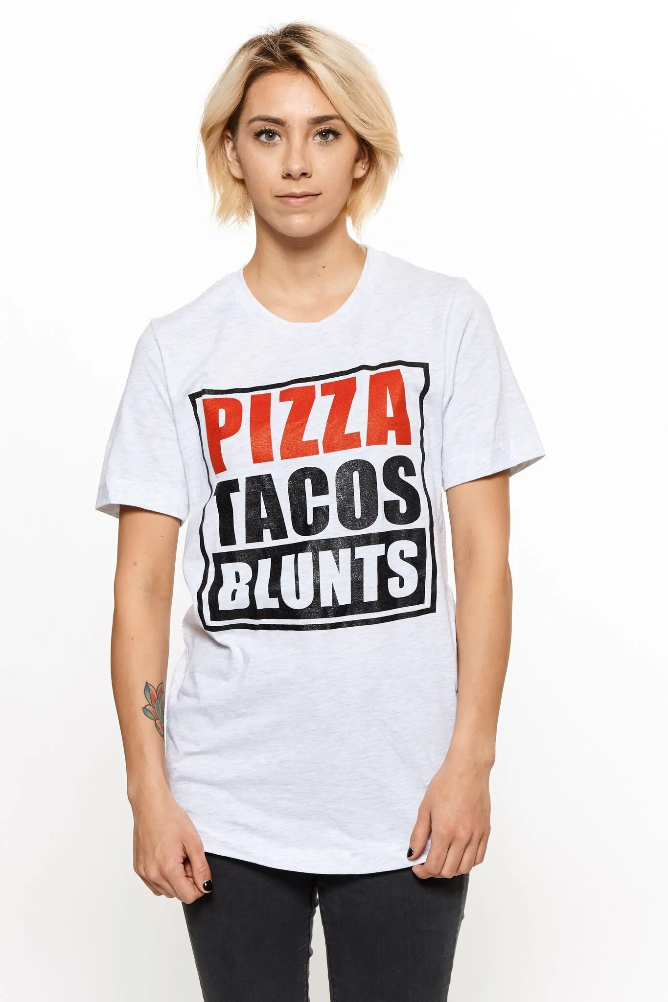 Pizza Taco Blunts Loose Tee